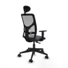 Office Chair with Headrest Motilla Piqueras y Crespo 1D066N1 Dark grey