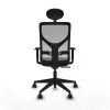 Office Chair with Headrest Motilla Piqueras y Crespo 1D066N1 Black