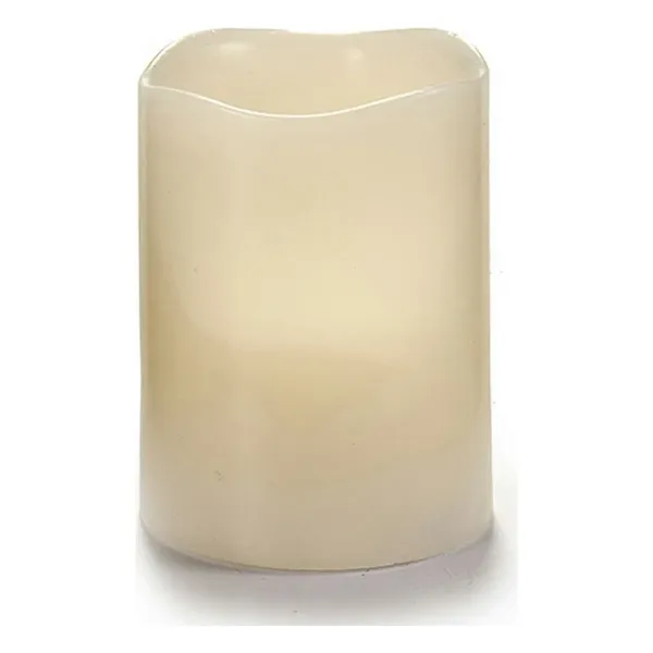 LED Candle White 7,5 x 10 x 7,5 cm (6 Units)