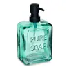 Soap Dispenser Pure Soap Crystal Green 570 ml (6 Units)