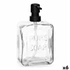 Soap Dispenser Pure Soap Crystal Transparent Plastic 570 ml (6 Units)