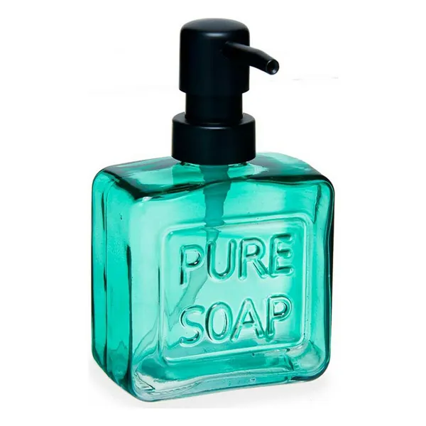 Soap Dispenser Pure Soap 250 ml Crystal Green Plastic (12 Units)