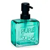 Soap Dispenser Pure Soap 250 ml Crystal Green Plastic (12 Units)