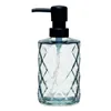 Soap Dispenser Diamond Crystal Black Plastic 410 ml (12 Units)