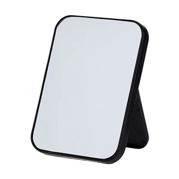 Mirror with Mounting Bracket White Black polypropylene 1,7 x 20 x 14 cm (12 Units)