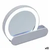 Mirror LED Light 9 x 2 x 10 cm White ABS (12 Units)