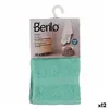 Bath towel 30 x 0,5 x 50 cm Turquoise (12 Units)