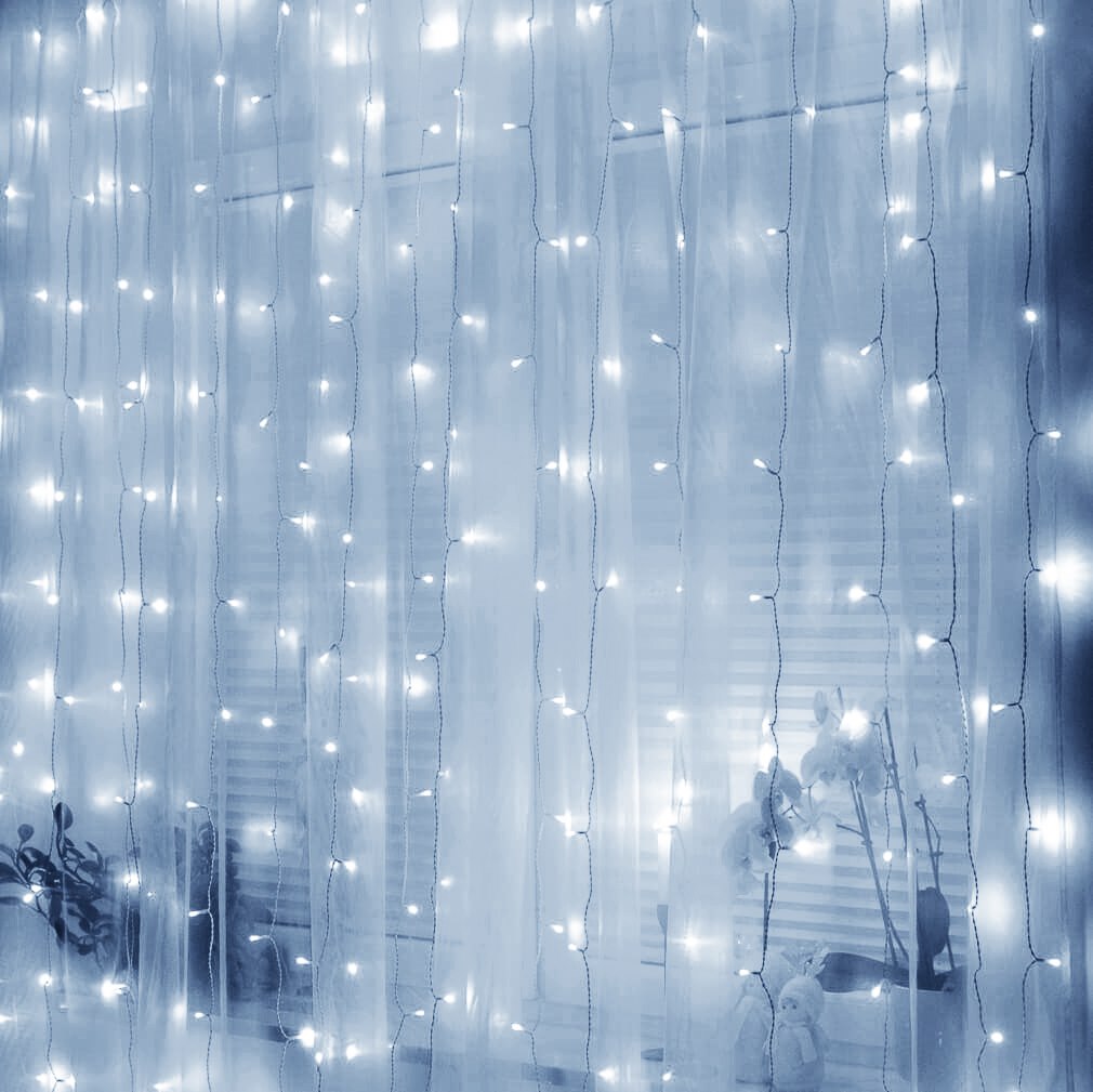 Valguskardin Springos CL0184 300 LED girland külm  | Osta veebist — Megaluks