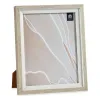 Photo frame 24 x 2 x 29 cm Crystal Beige White Plastic (6 Units)