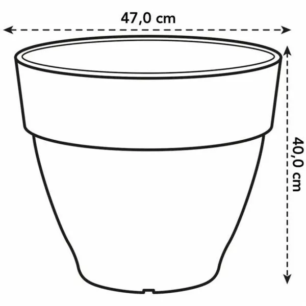 Plant pot Elho   Ø 47 cm Circular Green Plastic