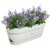 Planter Elho   White 50 cm Blue Plastic