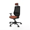 Office Chair Piqueras y Crespo D036N2W Brown Black