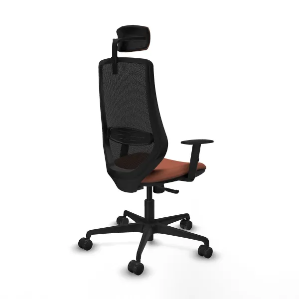 Office Chair Piqueras y Crespo D036N2W Brown Black