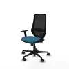 Office Chair Piqueras y Crespo D036N0W Black Petroleum green
