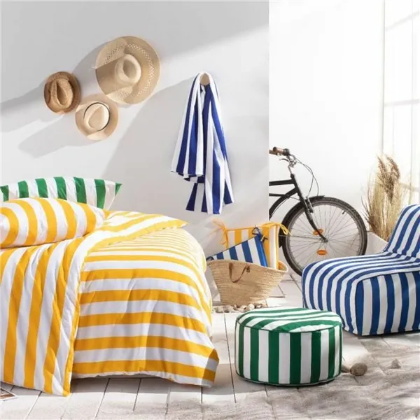 Nordic cover TODAY Summer Stripes Yellow 240 x 220 cm