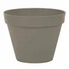 Plant pot EDA   Ø 30 x 26 cm Circular Taupe