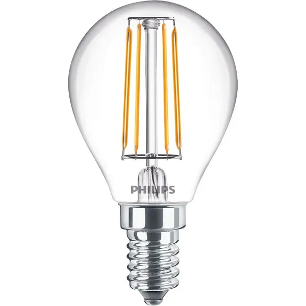 Spherical LED Light Bulb Philips Equivalent E14 40 W F (4000 K)