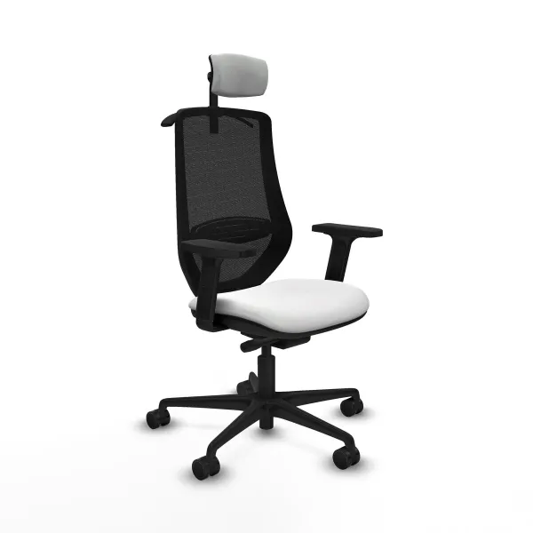 Biroja krēsls ar galvas atbalstu Mardos traslack bali Piqueras y Crespo D036N2H Balts