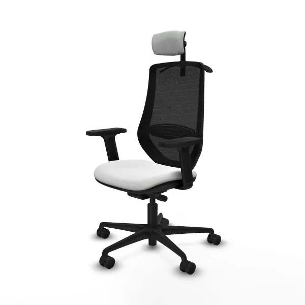Office Chair with Headrest Mardos traslack bali Piqueras y Crespo D036N2H White