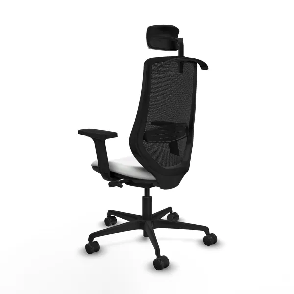 Office Chair with Headrest Mardos traslack bali Piqueras y Crespo D036N2H White