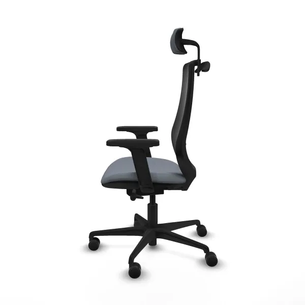 Office Chair with Headrest Mardos traslack bali Piqueras y Crespo D036N2H Grey