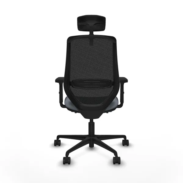 Office Chair with Headrest Mardos traslack bali Piqueras y Crespo D036N2H Grey