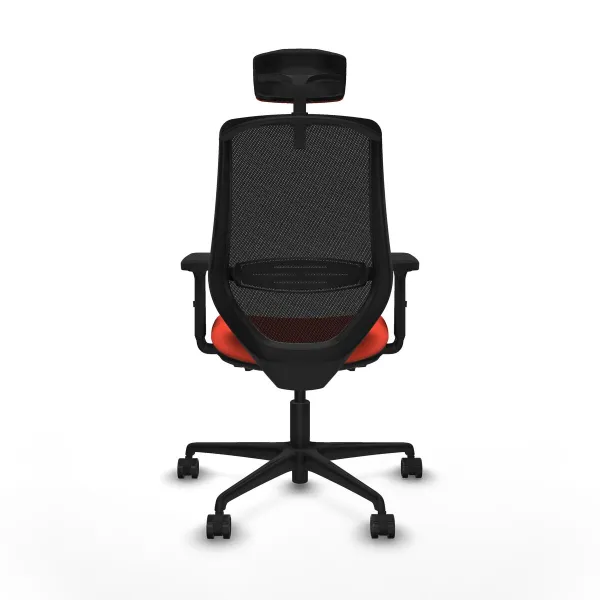 Office Chair with Headrest Mardos traslack bali Piqueras y Crespo D036N2H Dark Orange