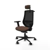 Office Chair Mardos traslack bali Piqueras y Crespo D036N2H Black Dark brown