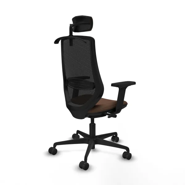 Office Chair Mardos traslack bali Piqueras y Crespo D036N2H Black Dark brown