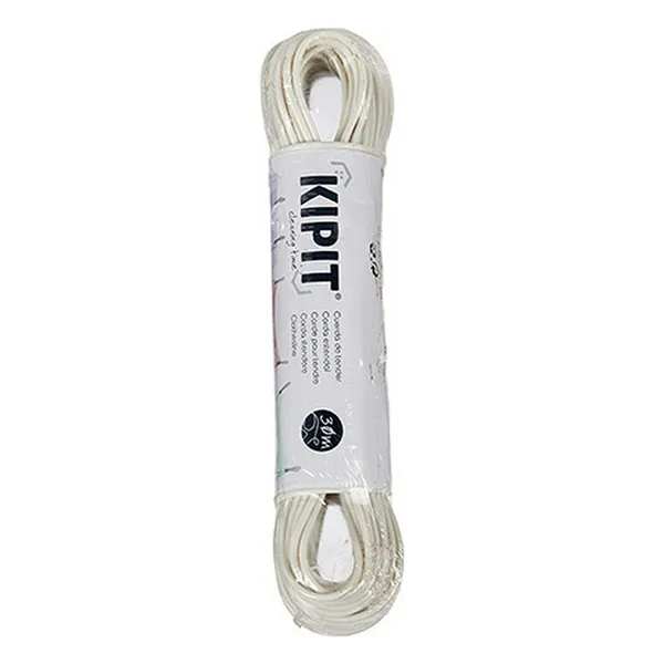 Washing Line 30 m White PVC (12 Units)