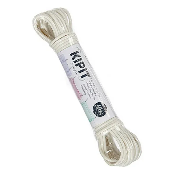 Washing Line White PVC 10 m (12 Units)