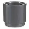 Self-watering flowerpot Silver polypropylene 26 x 25 x 26 cm (4 Units)