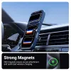 Crong Hybrid Matte Magnetic - MagSafe iPhone 17 Pro Max Case (Navy Blue)