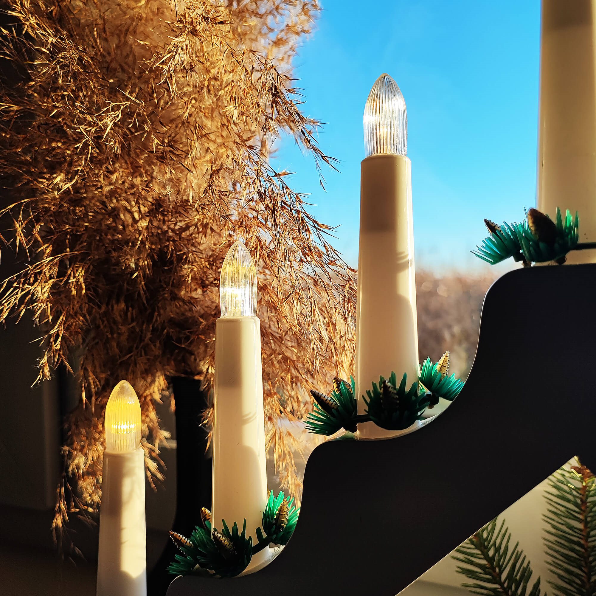 Advent candlestick battery powered Springos CL0859