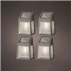 Wall Light Lumineo 898174 Solar LED Light 4 Units 5 Lm