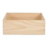 Decorative box Pine 35 x 14 x 40 cm (4 Units)