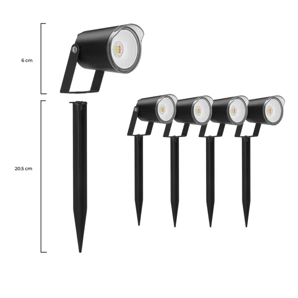 LED spotlight KSIX SmartLED Black (3000K)