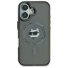 Karl Lagerfeld IML Metal Choupette Head MagSafe - Case for iPhone 16 Plus (black)