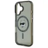 Karl Lagerfeld IML Metal Choupette Head MagSafe - Case for iPhone 16 Plus (black)