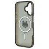 Karl Lagerfeld IML Metal Choupette Head MagSafe - Case for iPhone 16 Plus (black)
