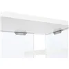 Desk DKD Home Decor White Transparent Crystal MDF Wood 120 x 50 x 76 cm