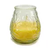 Scented Candle Yellow Transparent Citronela 9 x 9,5 x 9 cm (6 Units)