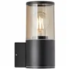 Wall Light Brilliant Sergioro Exterior E27 Black 20 W