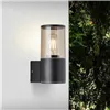 Wall Light Brilliant Sergioro Exterior E27 Black 20 W