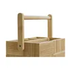 Cutlery Organiser DKD Home Decor Natural Bamboo 27 x 16,5 x 11,5 cm