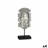 Decorative Figure Indian Man Silver 17,5 x 36 x 10,5 cm (4 Units)