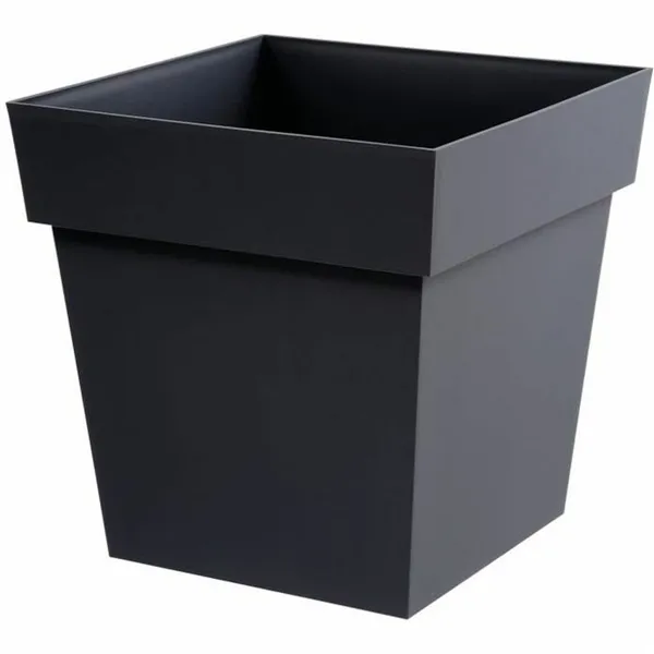 Plant pot EDA Grey polypropylene Plastic 39 cm 39 x 39 x 39 cm