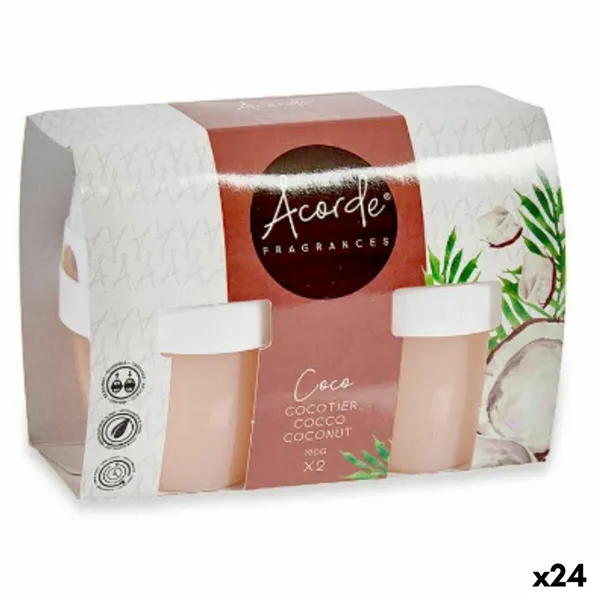 Air Freshener Set Gel Coconut (24 Units)