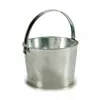 Plant pot Bucket Silver Zinc 25 x 30 x 26,5 cm (12 Units)