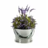 Plant pot Bucket Silver Zinc 25 x 30 x 26,5 cm (12 Units)